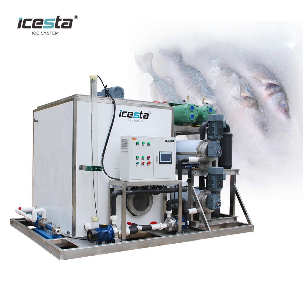 ICESTA 12 TON par jour Machine de glace en suspension d'eau salée 50000 $ - 80000 $