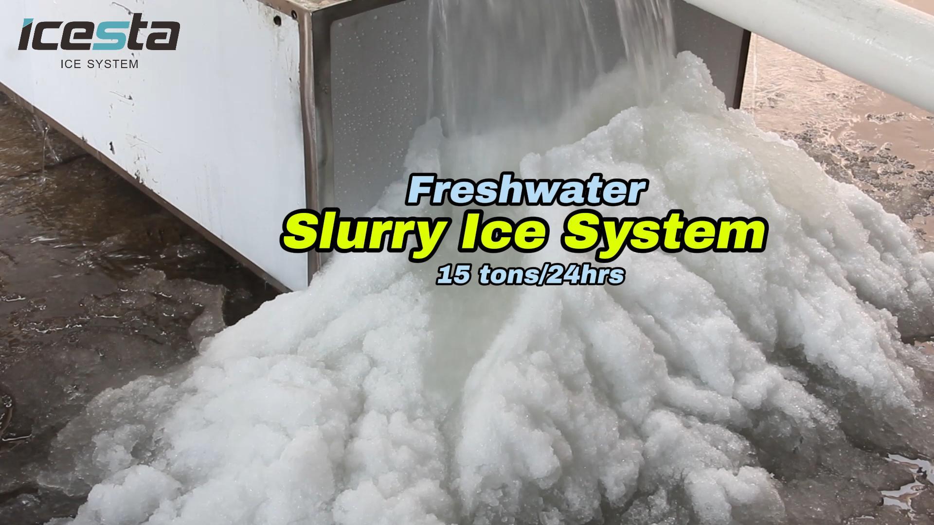 Système de glace au lisier d'eau douce - 15 tonnes/24 heures
